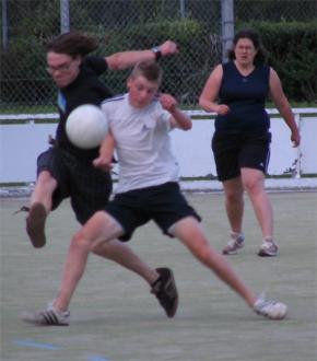 Graeme getting rough