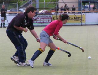 Deb Handcock in action