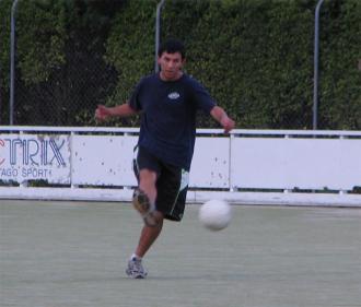 Mark Hareb playing soccer #1
